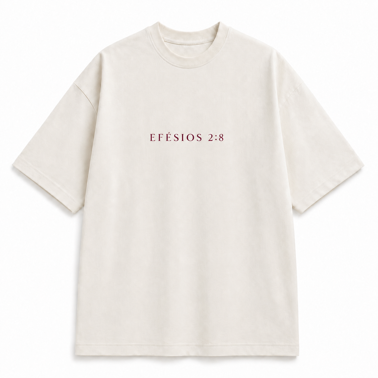 Oversized Efésios 2:8 - Off White