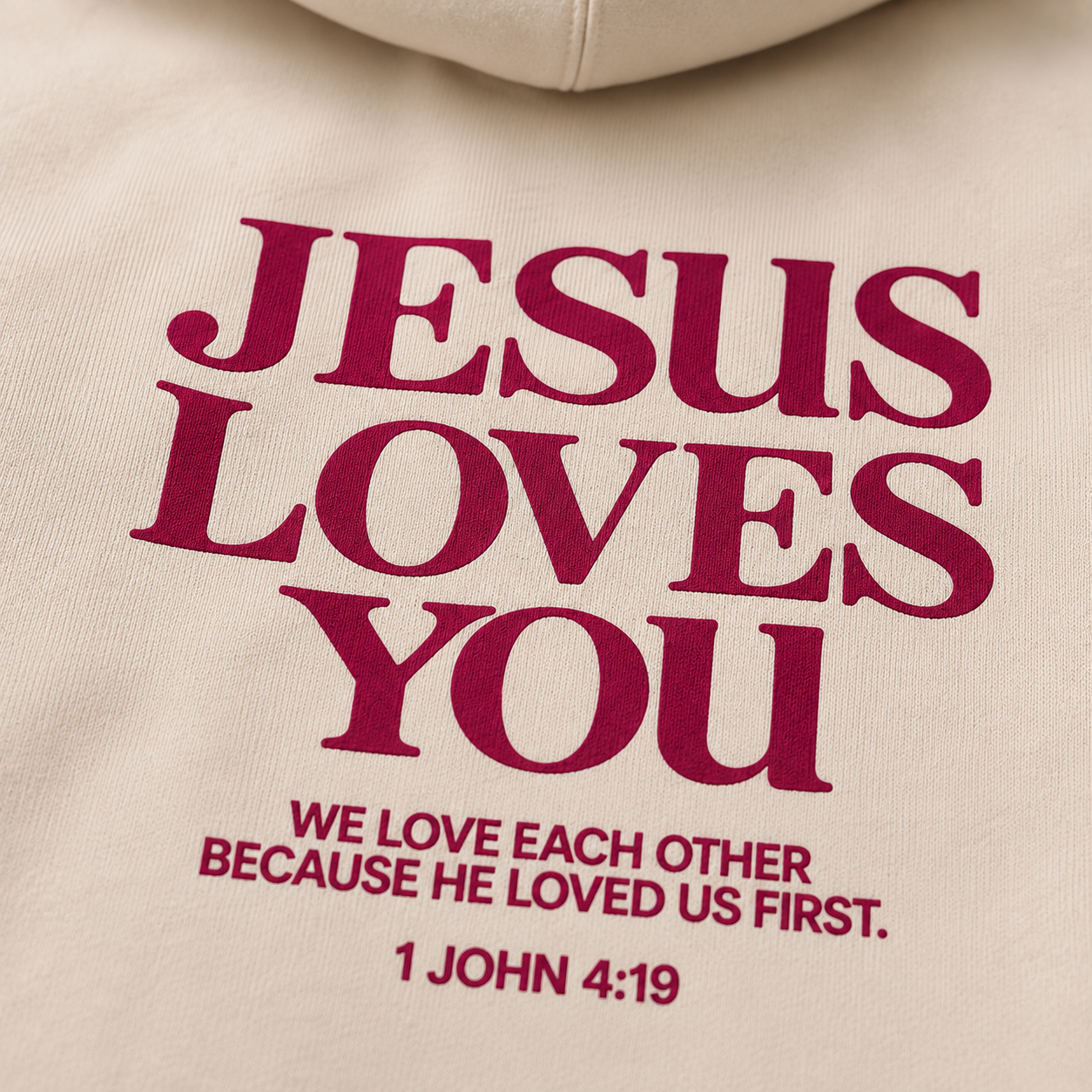 Moletom Premium Jesus Loves You