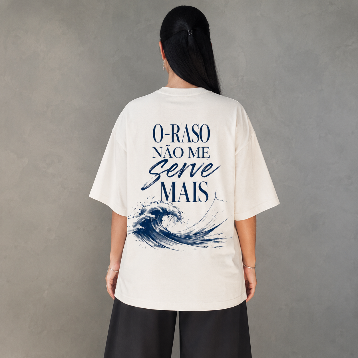 Oversized - O Raso Não Me Serve Mais - Off White