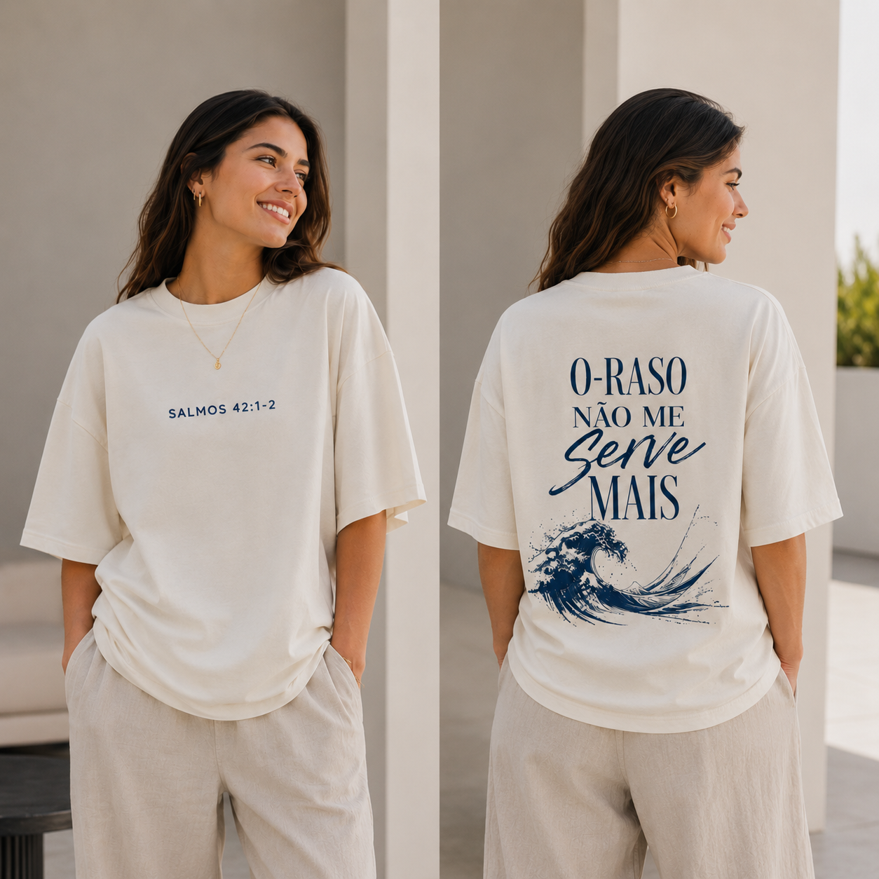Oversized - O Raso Não Me Serve Mais - Off White