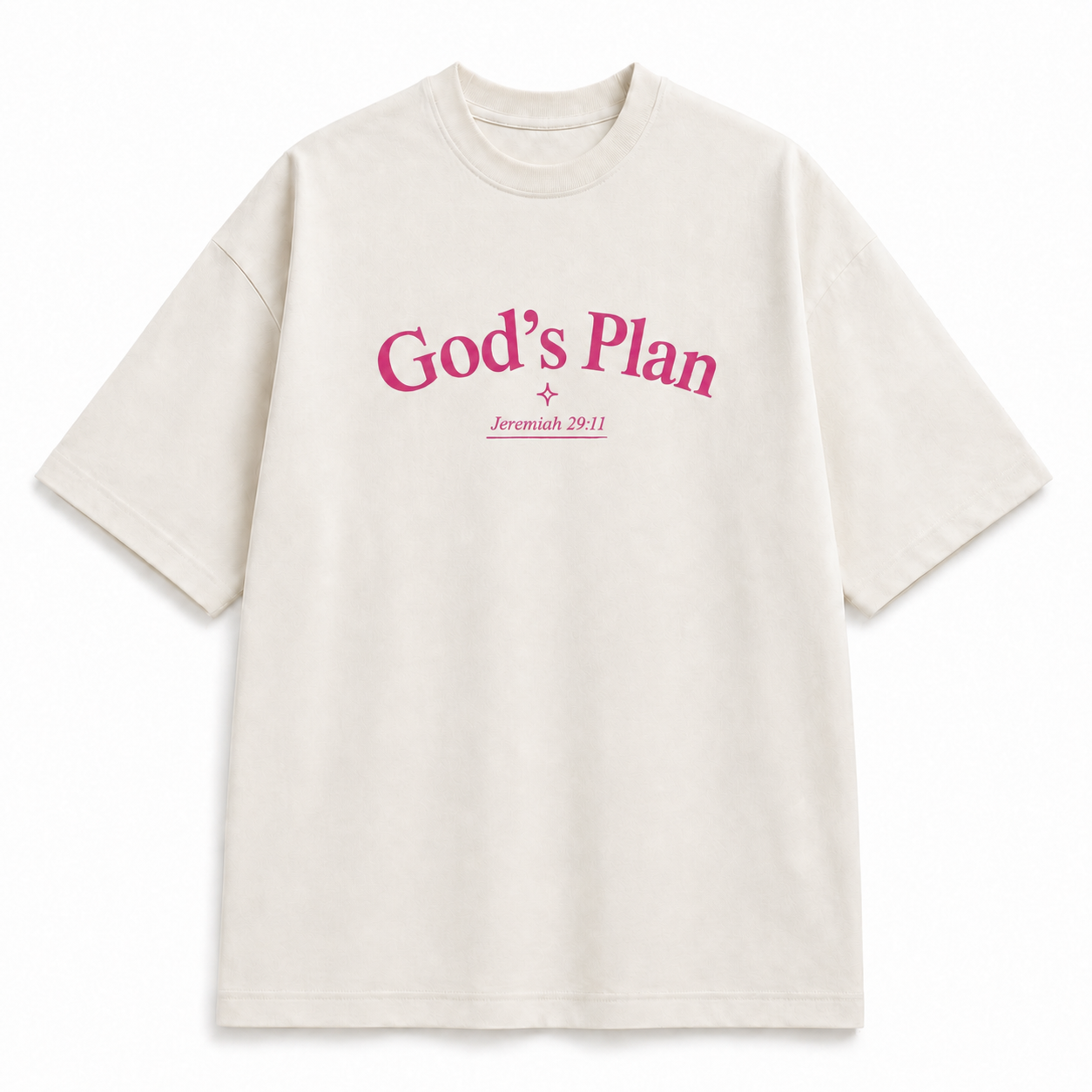 Oversized God's Plan - Off Withe