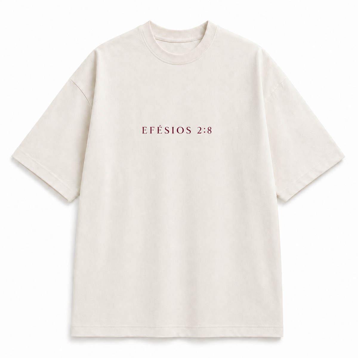 Oversized Efésios 2:8 - Off White