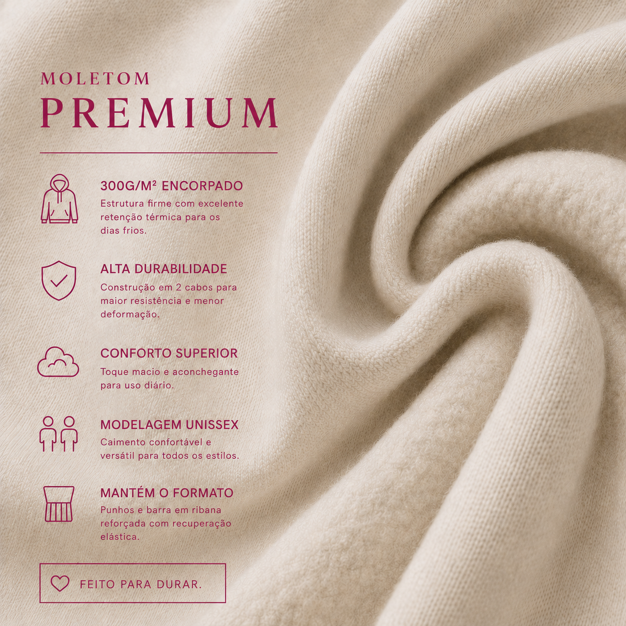 Moletom Premium Jesus Loves You