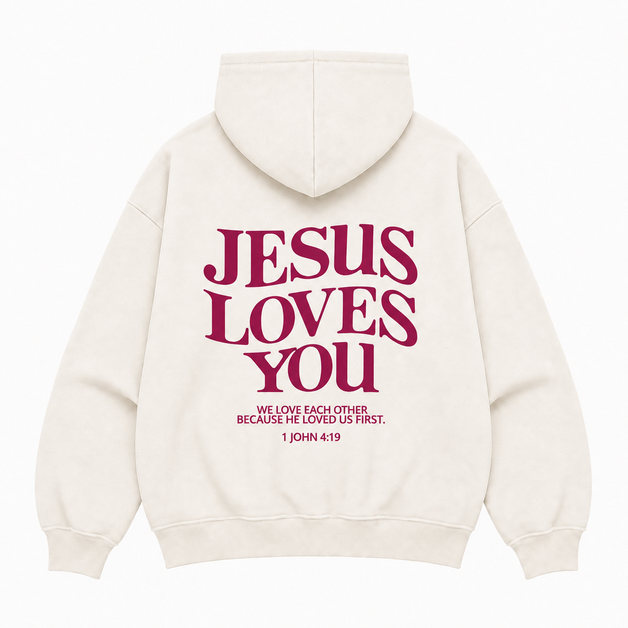 Moletom Premium Jesus Loves You