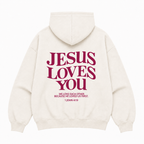 Moletom Premium Jesus Loves You