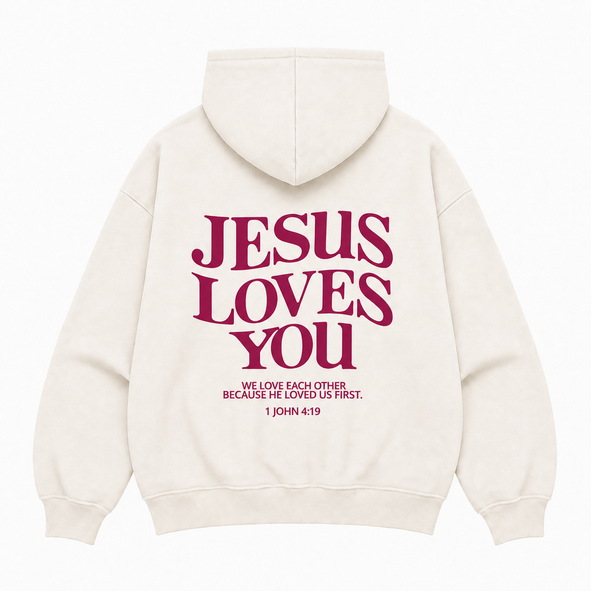 Moletom Premium Jesus Loves You