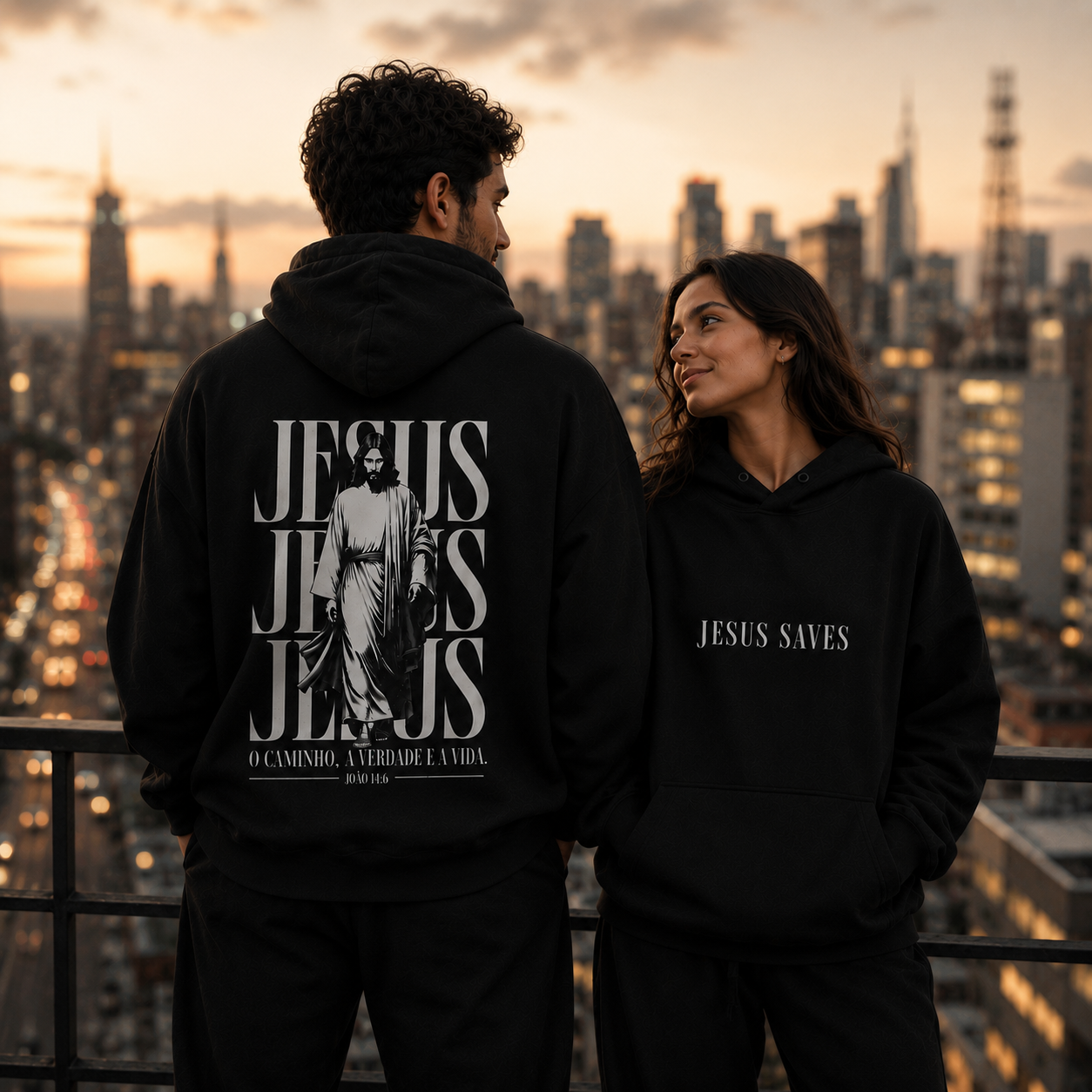 Moletom Premium Jesus Saves