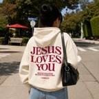 Moletom Premium Jesus Loves You