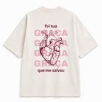Oversized Efésios 2:8 - Off White