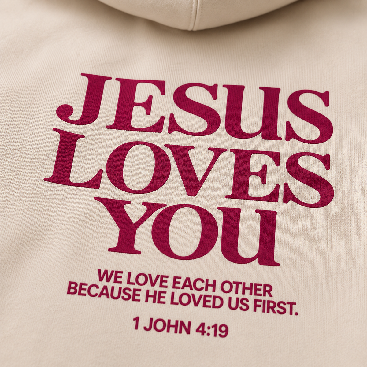 Moletom Premium Jesus Loves You