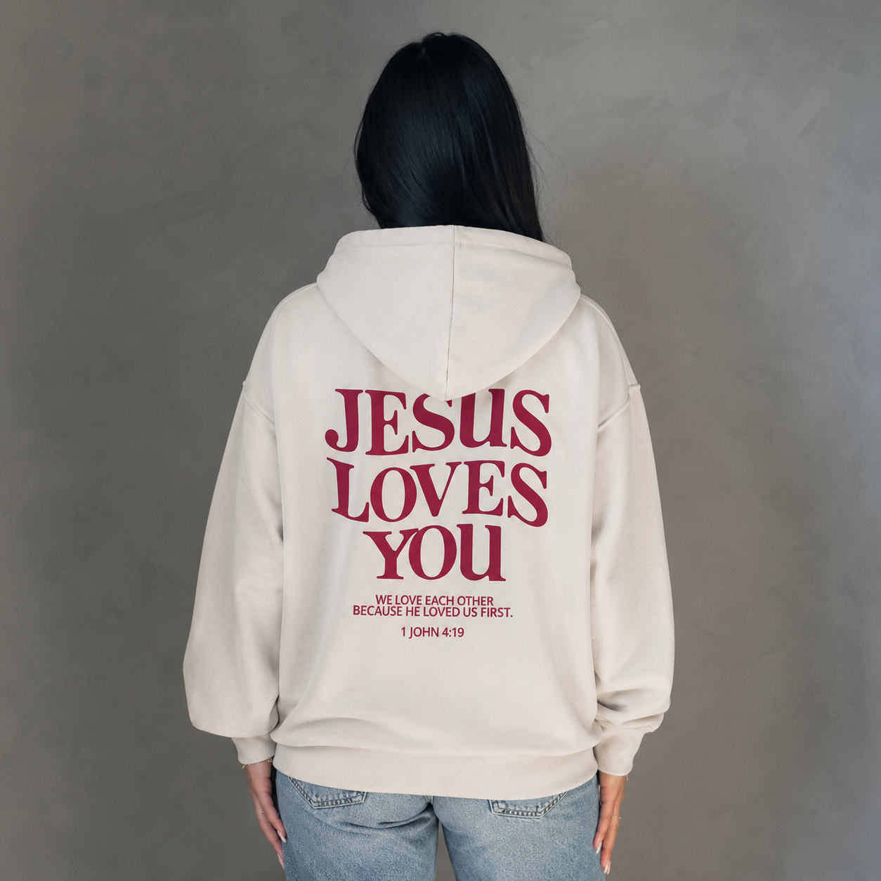 Moletom Premium Jesus Loves You