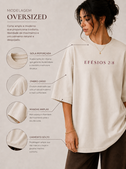 Oversized Off White Efésios 2:8