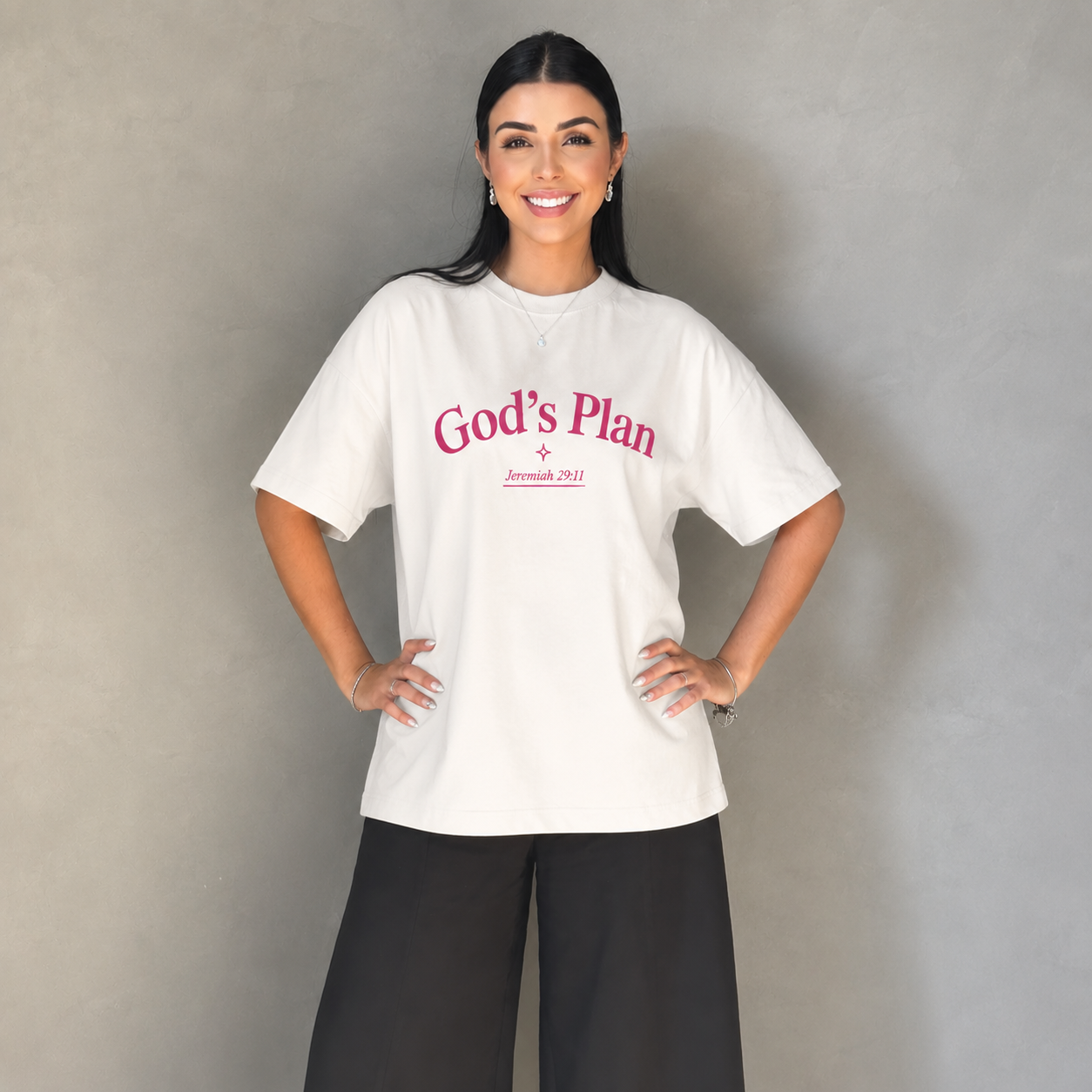 Oversized God's Plan - Off Withe