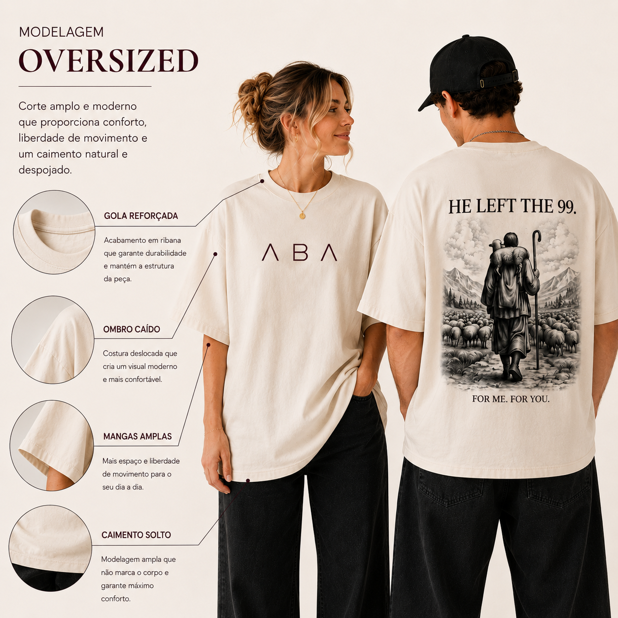 Oversized Off White ABA