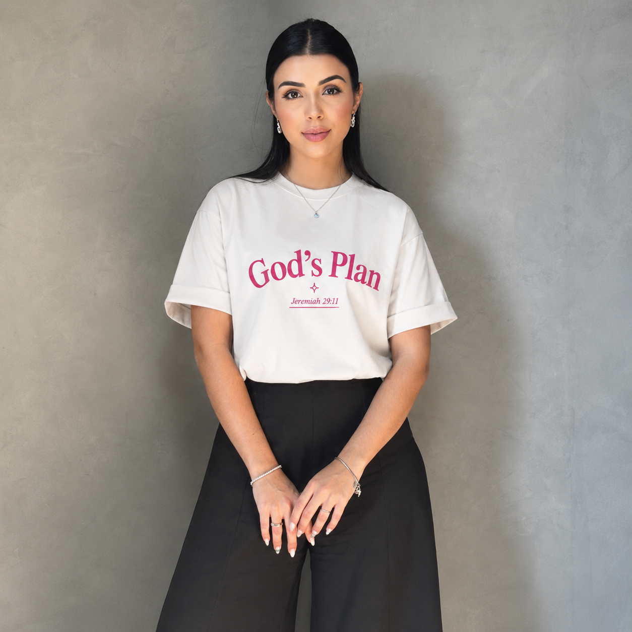 Oversized God's Plan - Off Withe