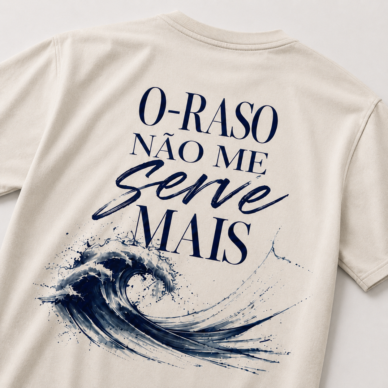 Oversized - O Raso Não Me Serve Mais - Off White